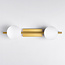 Gold wall light, 2-bulb - Tanem