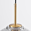 Johnny pendant lamp with ribbed smoked glass