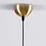 Johnny pendant lamp with ribbed smoked glass