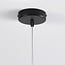 Asymmetric 2-light pendant light Dexter with glass globes