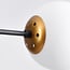 2-light pendant light Danley - opal glass