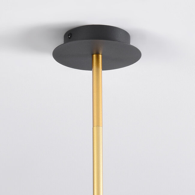 2-light pendant light Danley - opal glass