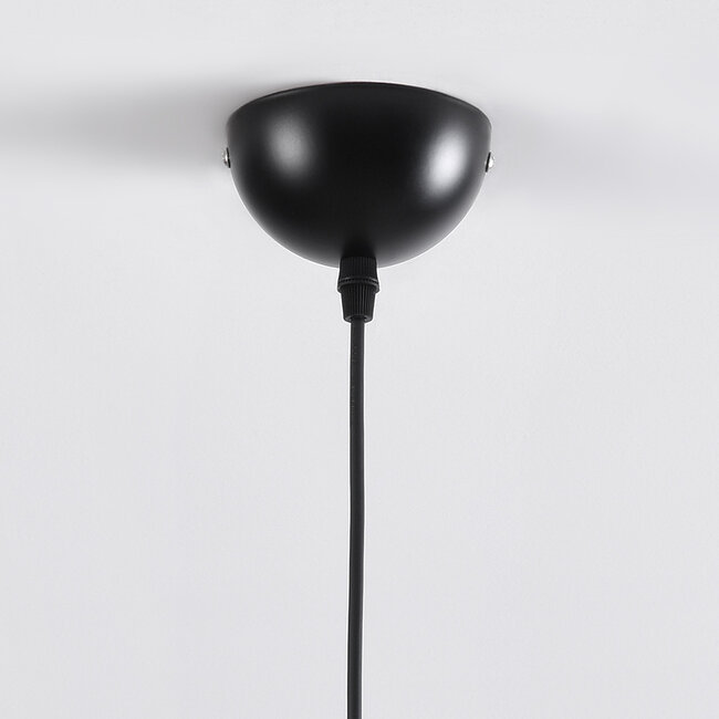 Holly pendant lamp with wood detail