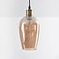 1-light pendant light Verona - smooth amber glass