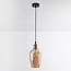 1-light pendant light Verona - smooth amber glass