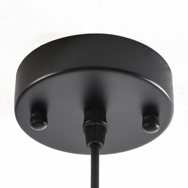 -light pendant lamp Verona amber - elongated bulging glass