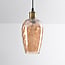 1-light pendant light Verona - domed amber glass