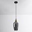 1-light pendant light Verona - elongated smoked glass