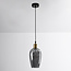 -light pendant lamp Verona smoked glass - elongated smooth glass