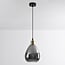 1-light pendant light Verona - teardrop smoked glass with mirror effect