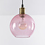 1-light pendant lamp Liya - red glass variant 2