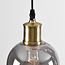 Pendant light with smoked glass, 5-bulb - Valerie