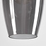 Pendant light with smoked glass, 5-bulb - Valerie
