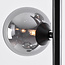 Black floor lamp, 4-bulb - Pippa