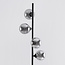 Black floor lamp, 4-bulb - Pippa