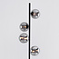 Black floor lamp, 4-bulb - Pippa