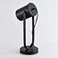 Industrial table lamp Joshua, black - adjustable