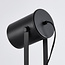 Industrial table lamp Joshua, black - adjustable