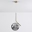 Designer pendant light with smoked mirror glass - Roy