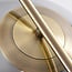 pendant light Roy - mirrored smoked glass in gold