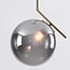 pendant light Roy - mirrored smoked glass in gold