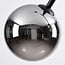 Asymmetric 2-light pendant light Dexter - mirrored smoked glass and black
