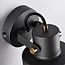 Adjustable wall lamp Alfie in grey