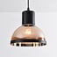Classic pendant light Paris - black and amber