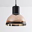 Classic pendant light Paris - black and amber