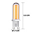 G9 LED spotlight dimmable clear glass 4.2W (2700K)