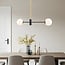 2-light pendant light Danley - opal glass