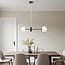 2-light pendant light Danley - opal glass