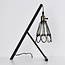 Industrial Table Lamp with Adjustable Black Metal - Marbella