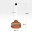 pendant light Maeve in Paper fibre - natural
