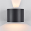 Wall lamp round Lizzy - anthracite