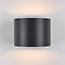Wall lamp round Lizzy - anthracite