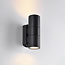 Round Wall Light Black Olivia - 2 Flames