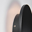 External wall light Lune - black
