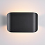 Modern wall light Hamburg - black