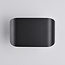 Modern wall light Hamburg - black