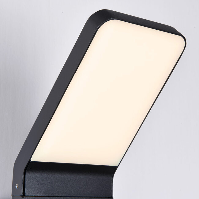 Black Wall Light Franco with Sensor