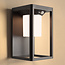 Solar outdoor wall light with sensor - Bianca