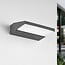 Adjustable outdoor wall light Argento - anthracite with integrated LED
