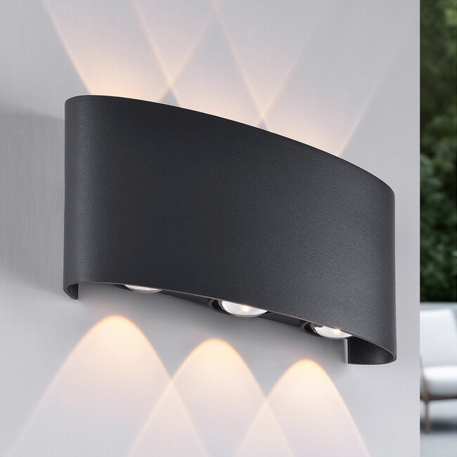 Design wall lamp outdoor Sena - anthracite