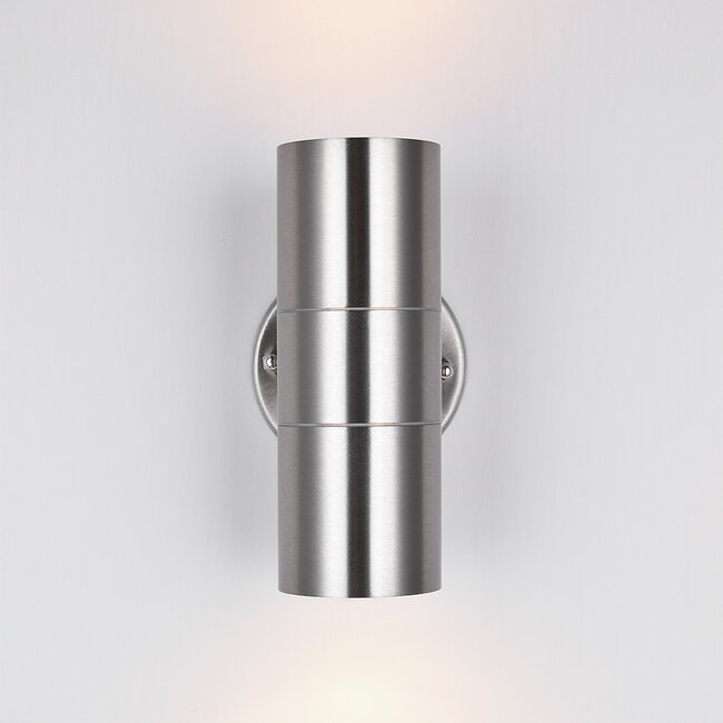 Stainless Steel Design Wall Light Amy - 2 Flames