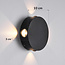 Industrial wall lamp Marine - black