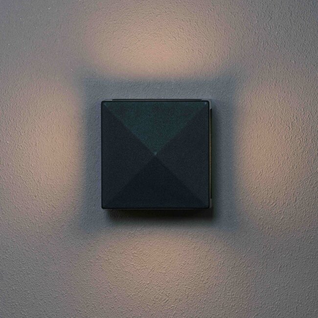 Square wall lamp Otis - black