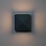 Square wall lamp Otis - black