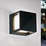 Square wall lamp Otis - black