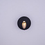 Recessed wall lamp outdoor Merlin - black